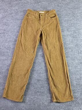 Levi’s 94 Baggy Corduroy Jeans Womens 29W 31L Brown Loose Fit Red Tab 29x31